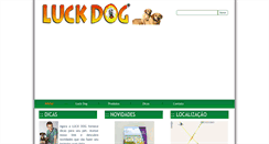Desktop Screenshot of luckdog.com.br