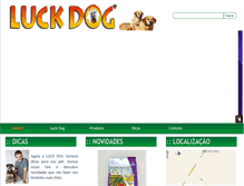 Tablet Screenshot of luckdog.com.br